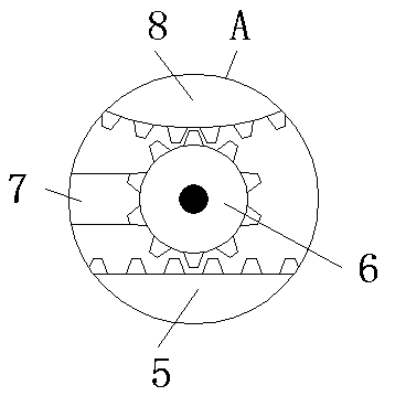 Bearing ring production steel pipe cutting machine discharging device capable of collecting sweeps