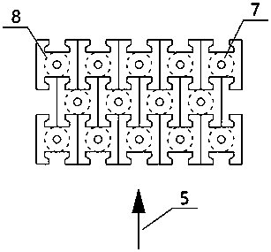 A floating device integrating wave dissipation and offshore farming