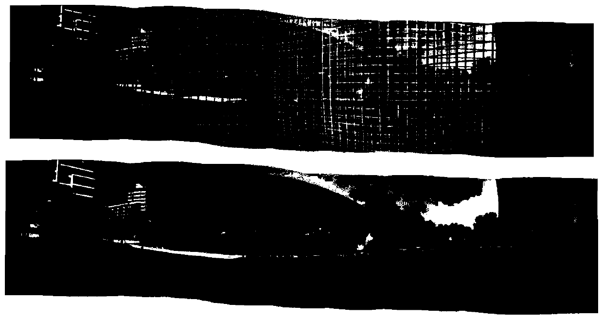 Grid-optimization-based registration method for panoramic image splicing