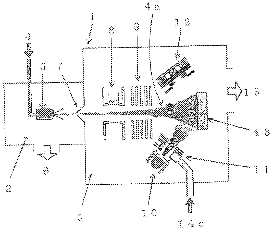 Conductive hard carbon film, and film forming method therefor