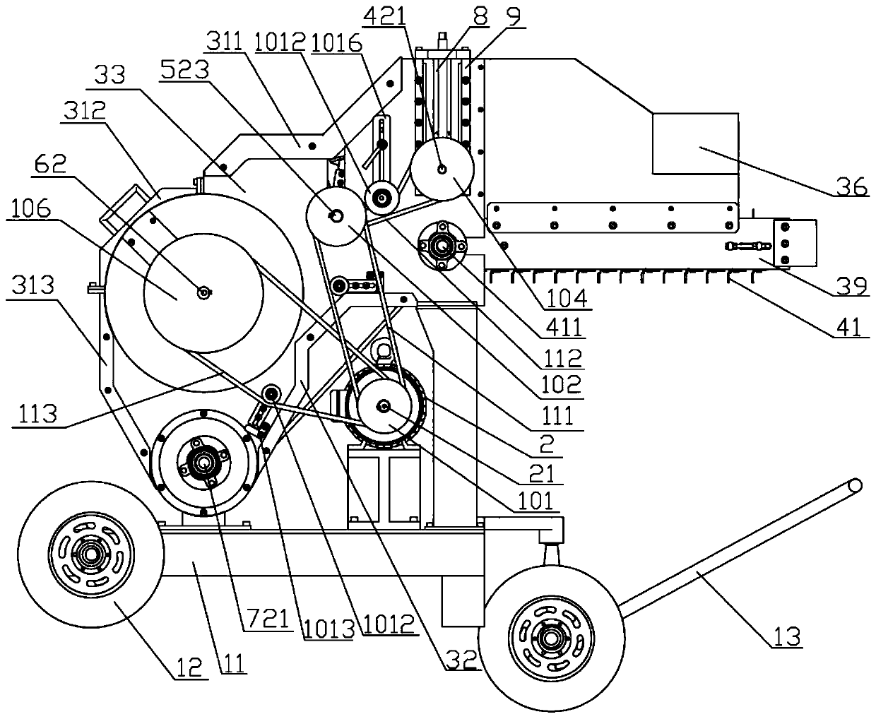 Straw filamentation machine