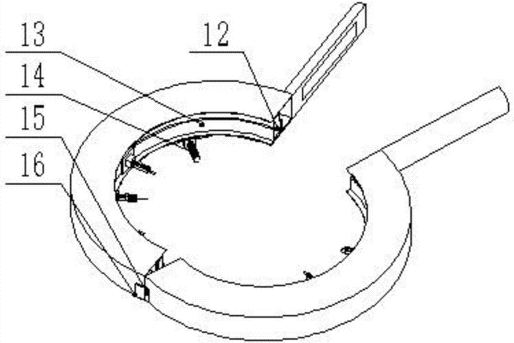 Automatic girdling device for fruit trees