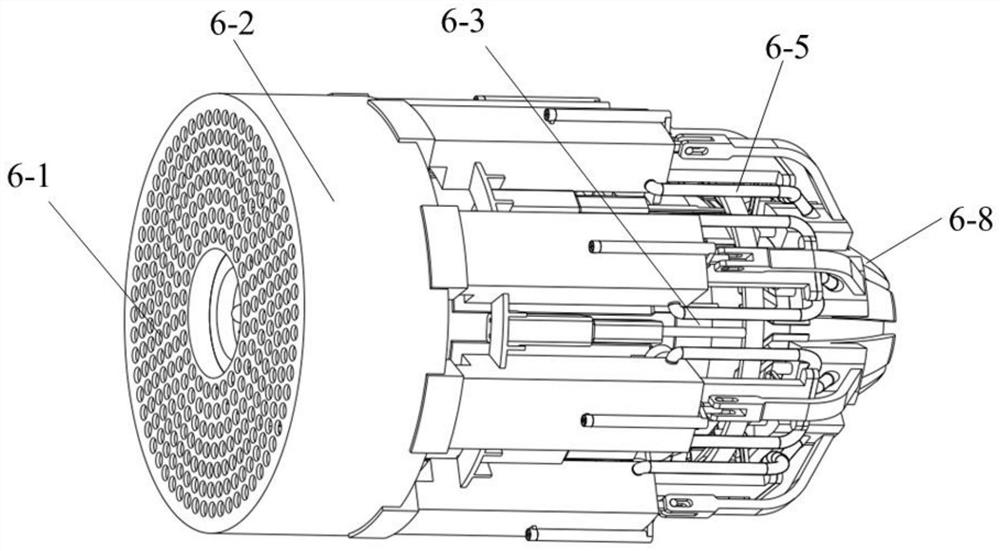 Water-absorbing, range-extending, energy-saving and emission-reducing green aero-engine