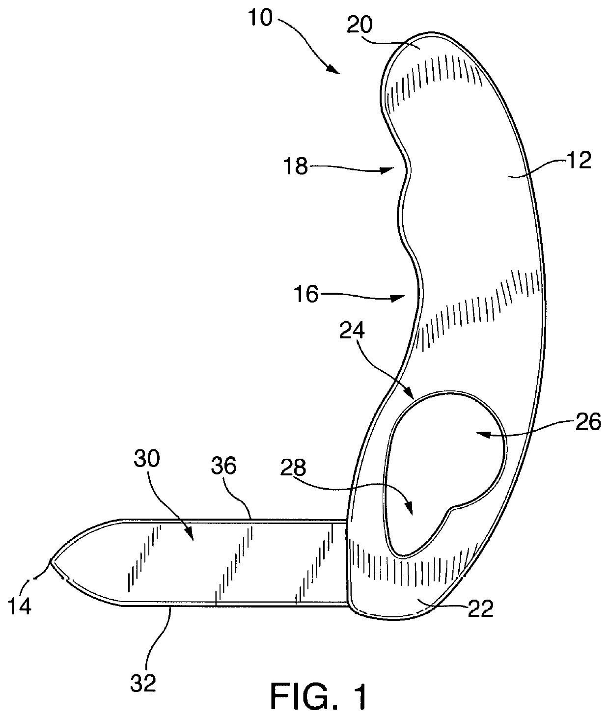 Self-retaining inverted grip knife