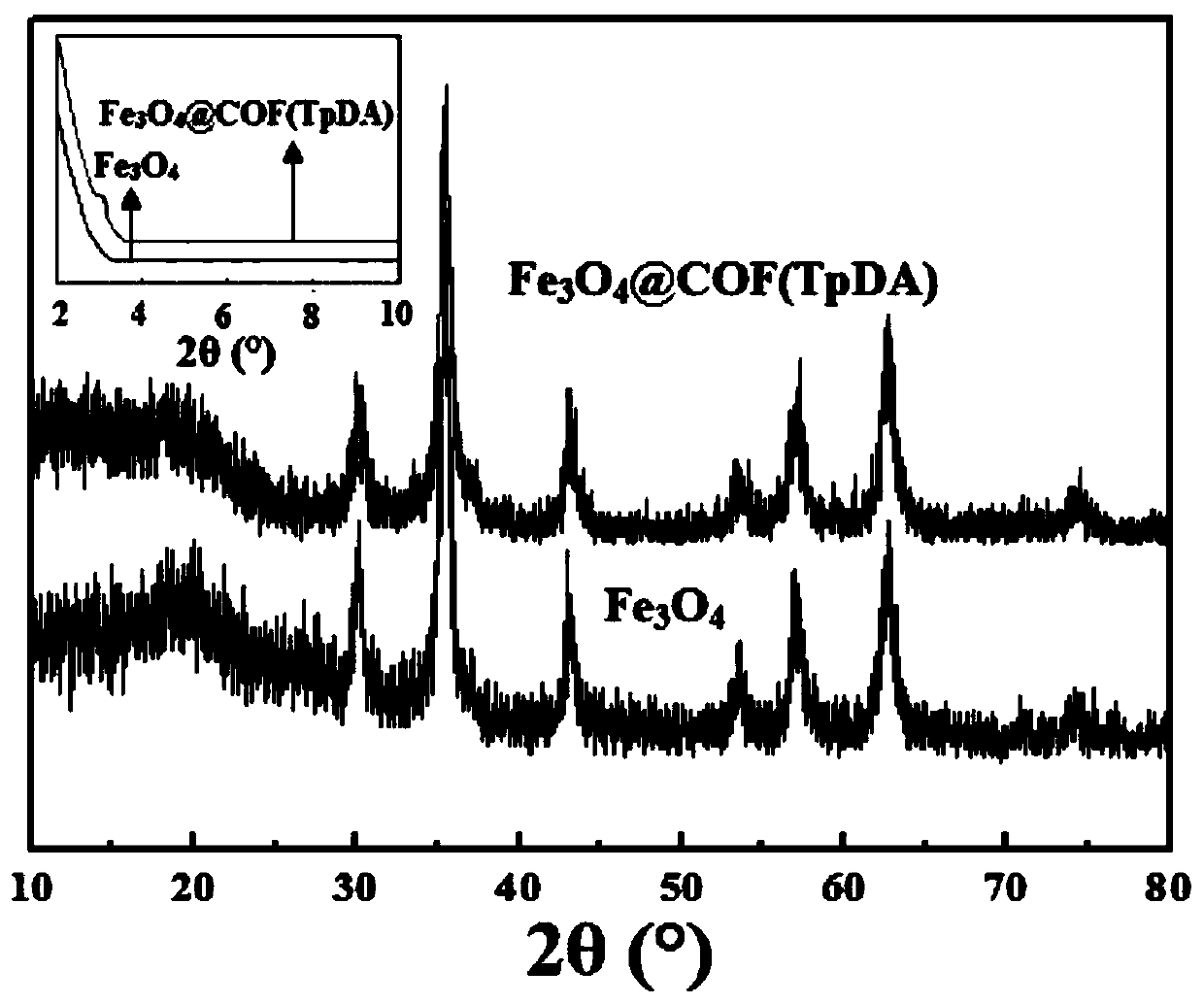 Magnetic solid-phase extraction method of detecting ethoxyquine in fruits and vegetables