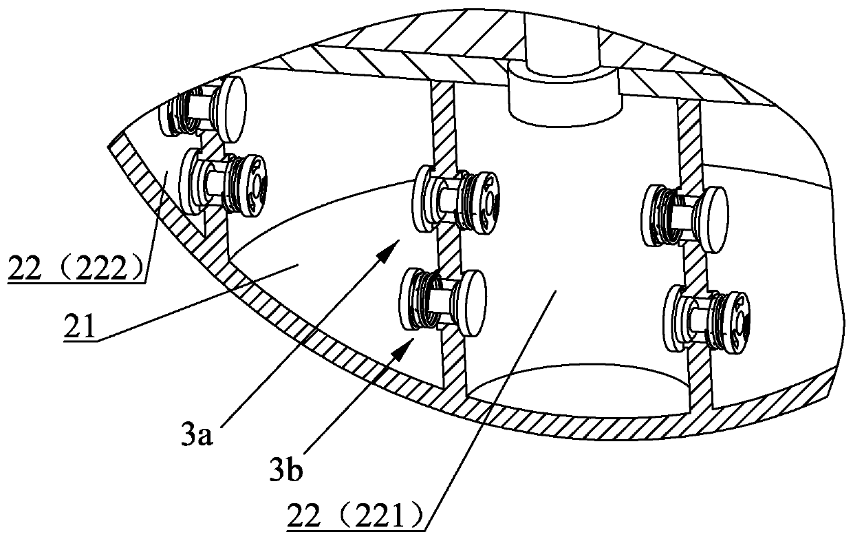 Airbag polishing head with self-adjusting air pressure