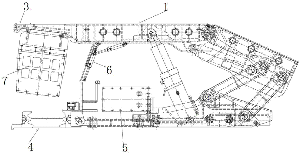 Waste rock blocking device and method used for high-dipping coalface