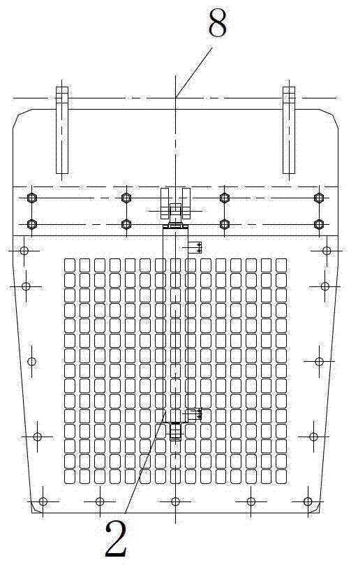 Waste rock blocking device and method used for high-dipping coalface