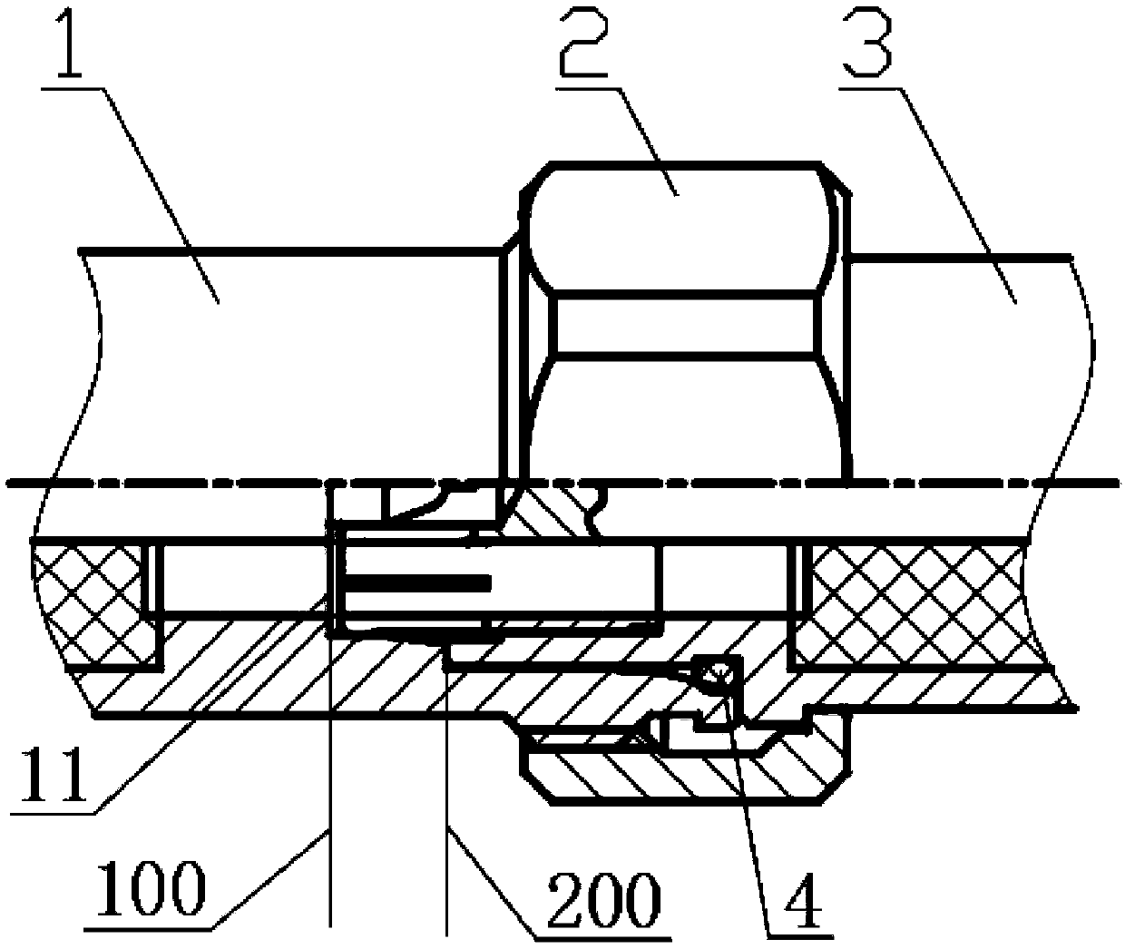 Small-volume low-intermodulation RF connector