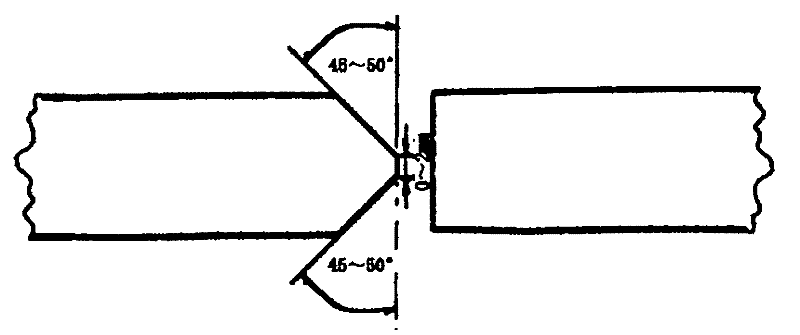 Submerged-arc welding process for T-type joint for extra thick steel plate