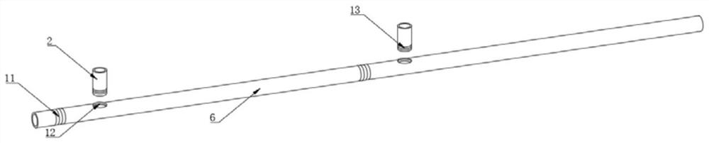 Concrete screen frame device for dam slope protection