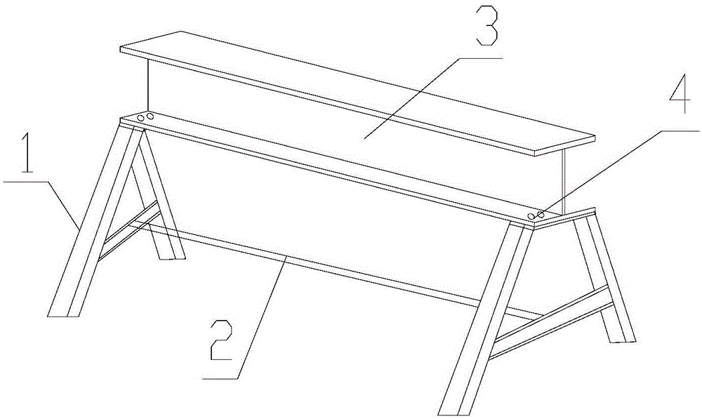 Installing method for bridge crane in enclosed environment workshop