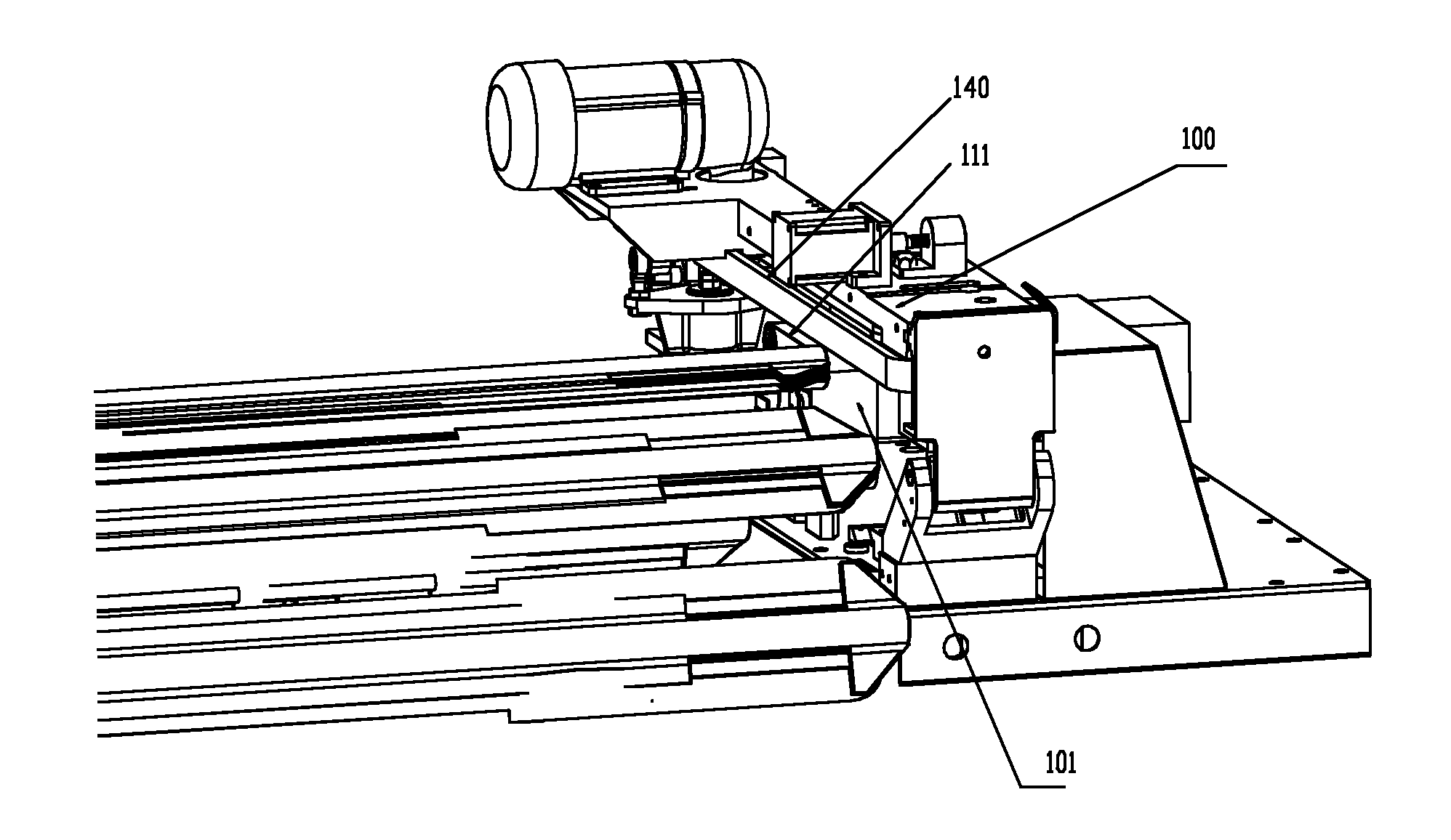 Automatic butend sewing and crotch shearing combination machine