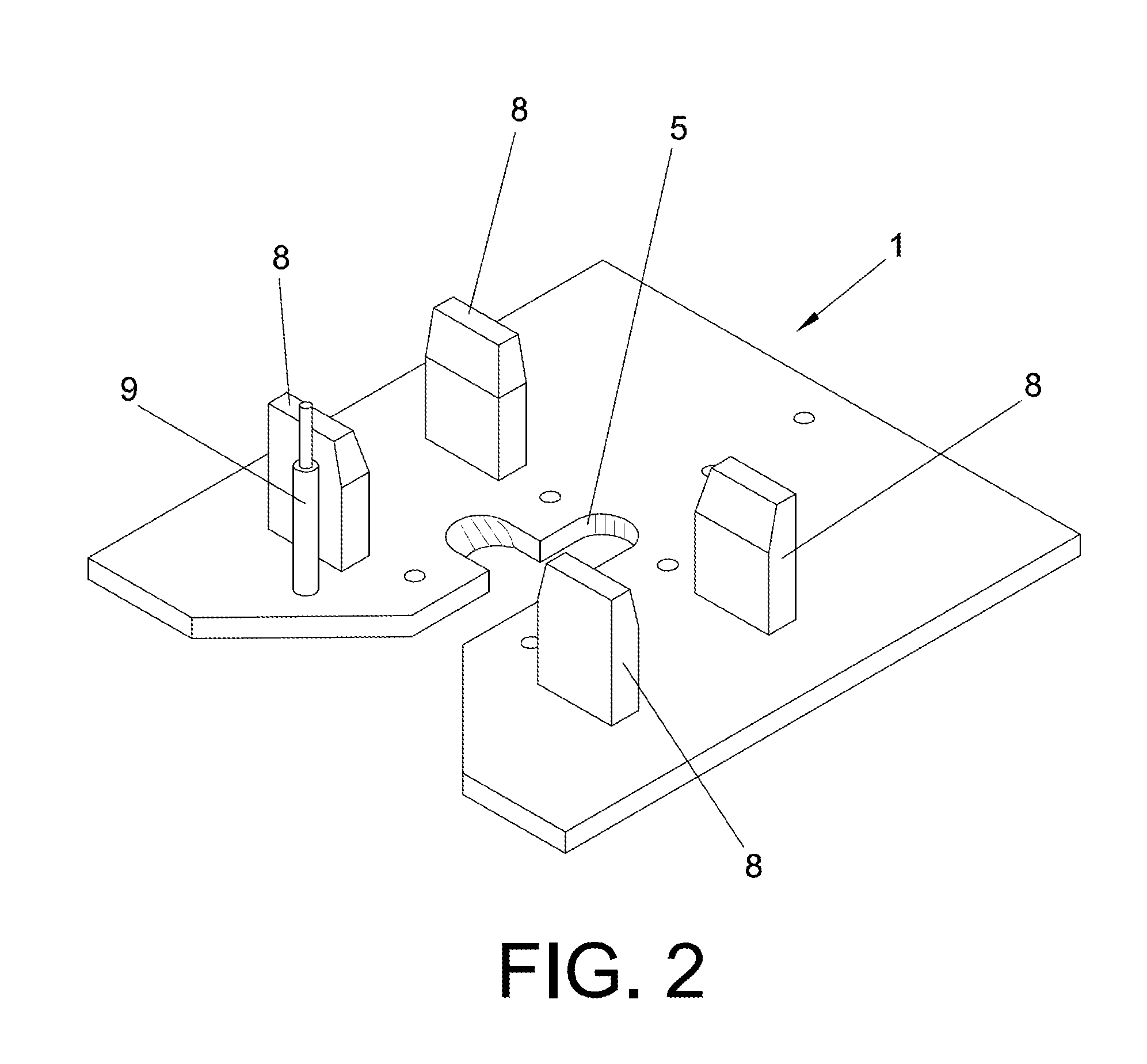 Apparatus for vertically linking two sections of chain