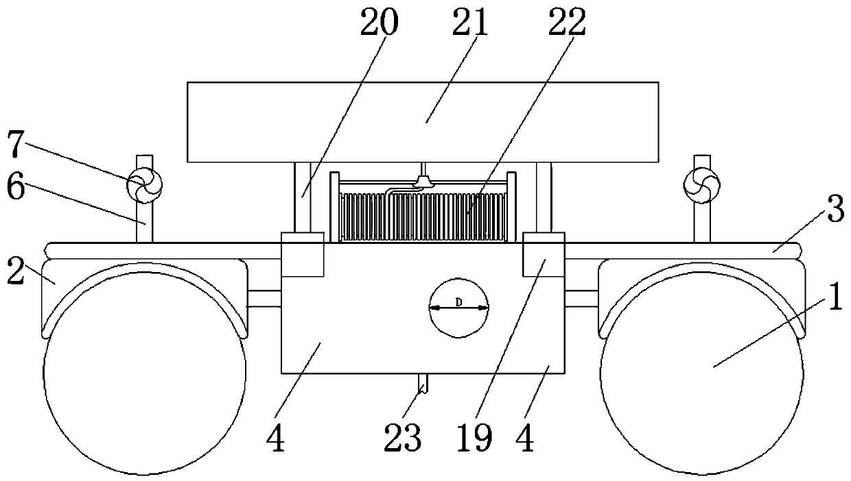 Portable water body heavy metal detection device