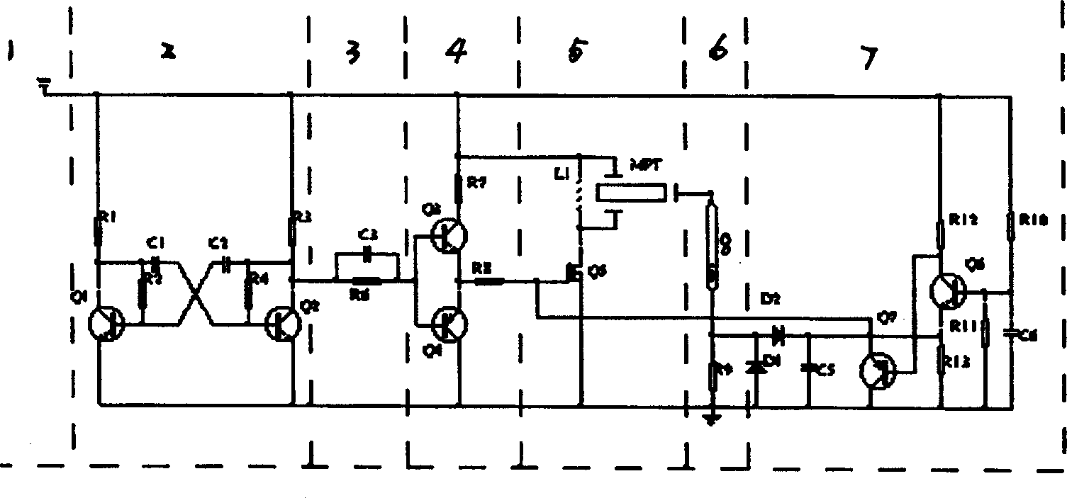 Piezoelectric inverter power supply for cold-cathod lamp as scanning head light source of scanning instrument