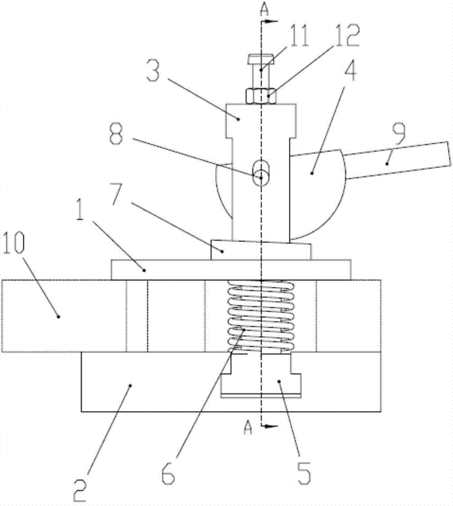 Rapid clamping fixture with adjustable pressing force