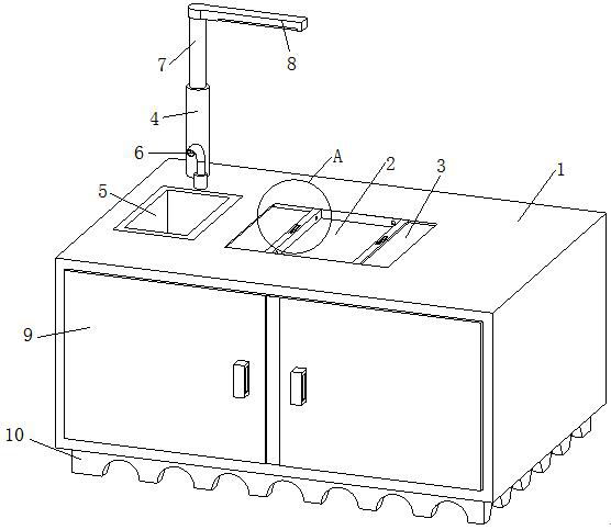 A multifunctional biology teaching test bench