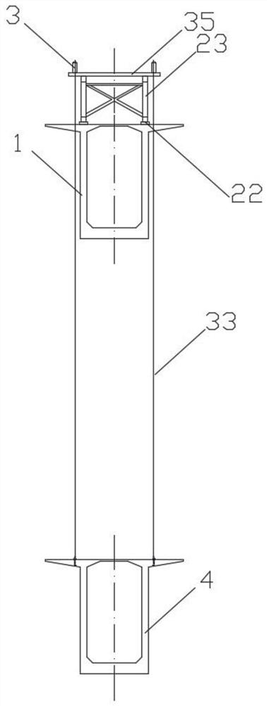 Prefabricated segment swing shifting method for bridge cantilever assembly