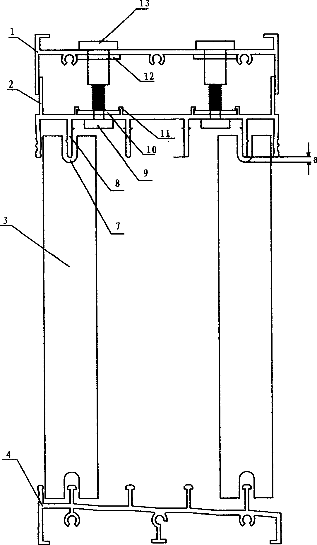 Sliding door and window with movable top slideway