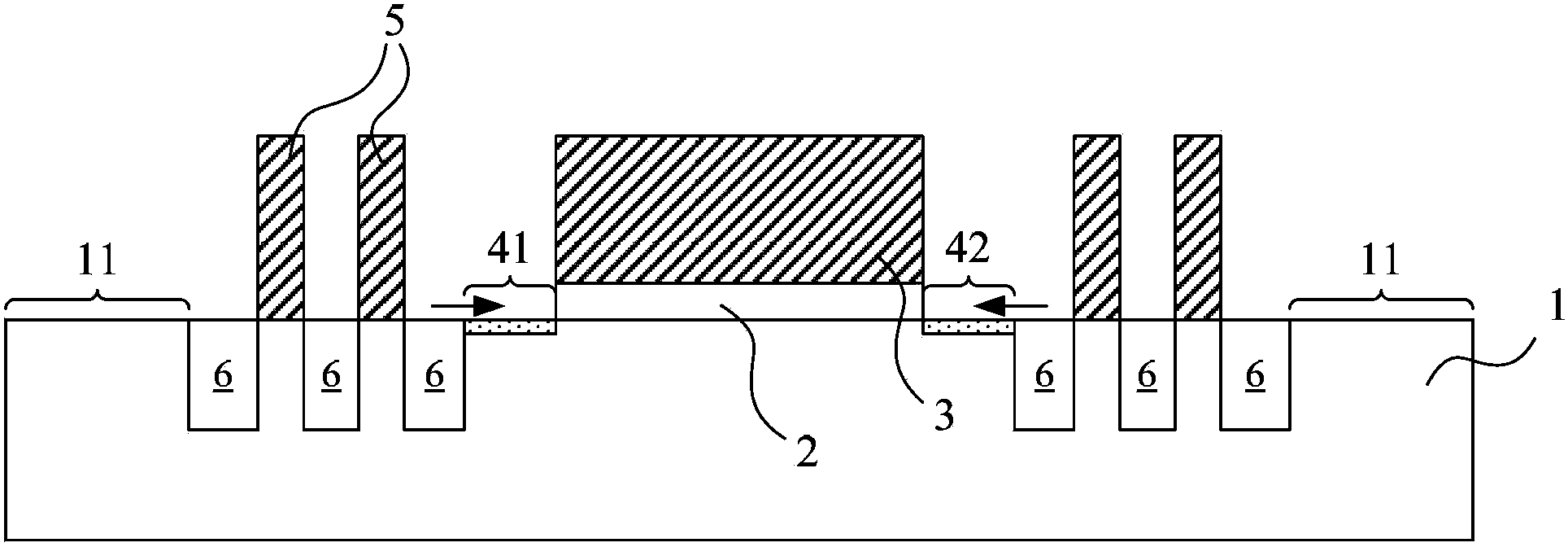 GOI_TDDB test circuit structure