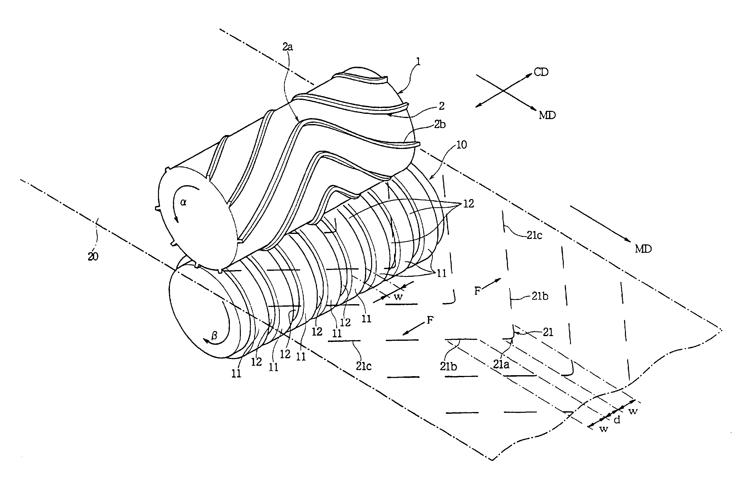 Method for forming cut lines in sheet