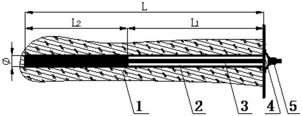 Grouting anchor and using method thereof