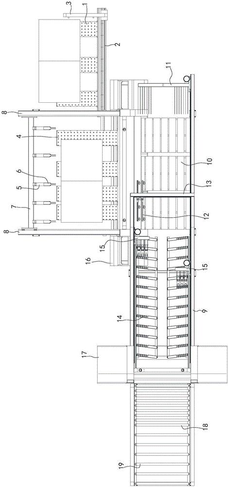 Longitudinal and transverse saw cutting device