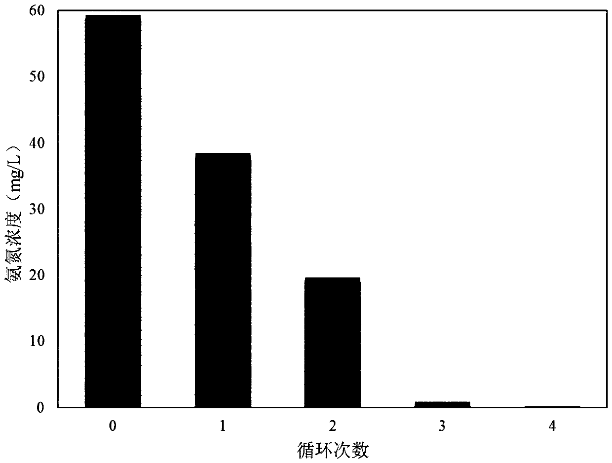 Electrochemical ammonium micro-nano reactor, preparation method of anode material and ammonium removal application thereof