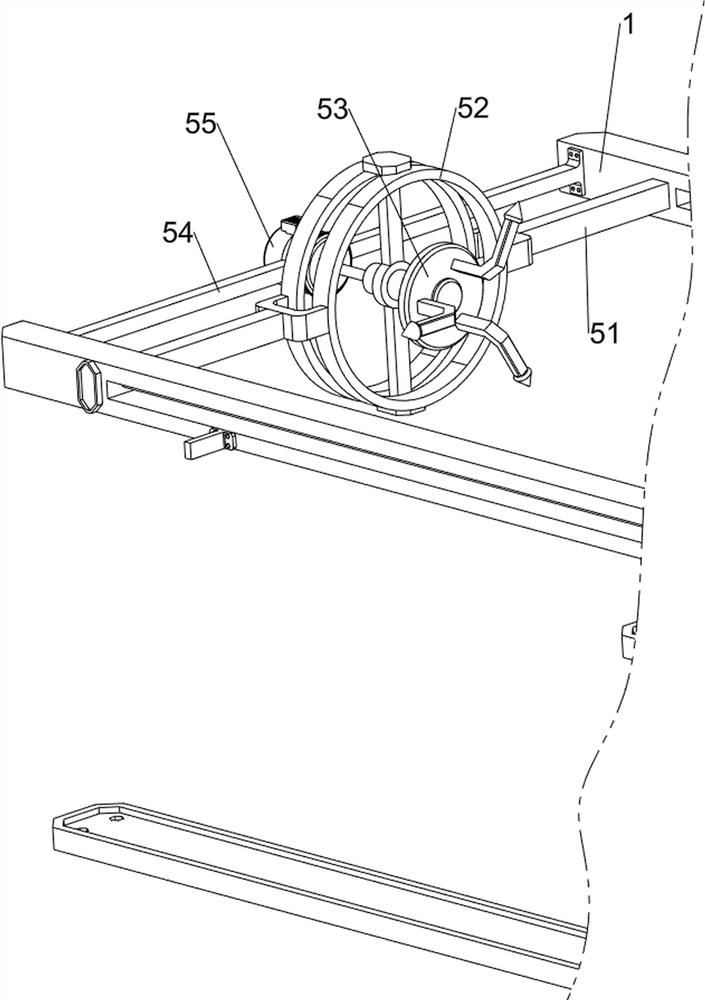 Grinding equipment for inner wall of carbon steel material pipeline