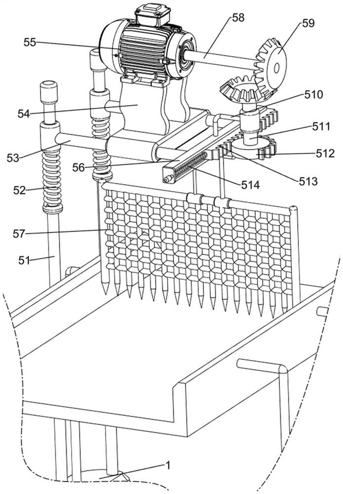 Efficient straw smashing and recycling device for agriculture