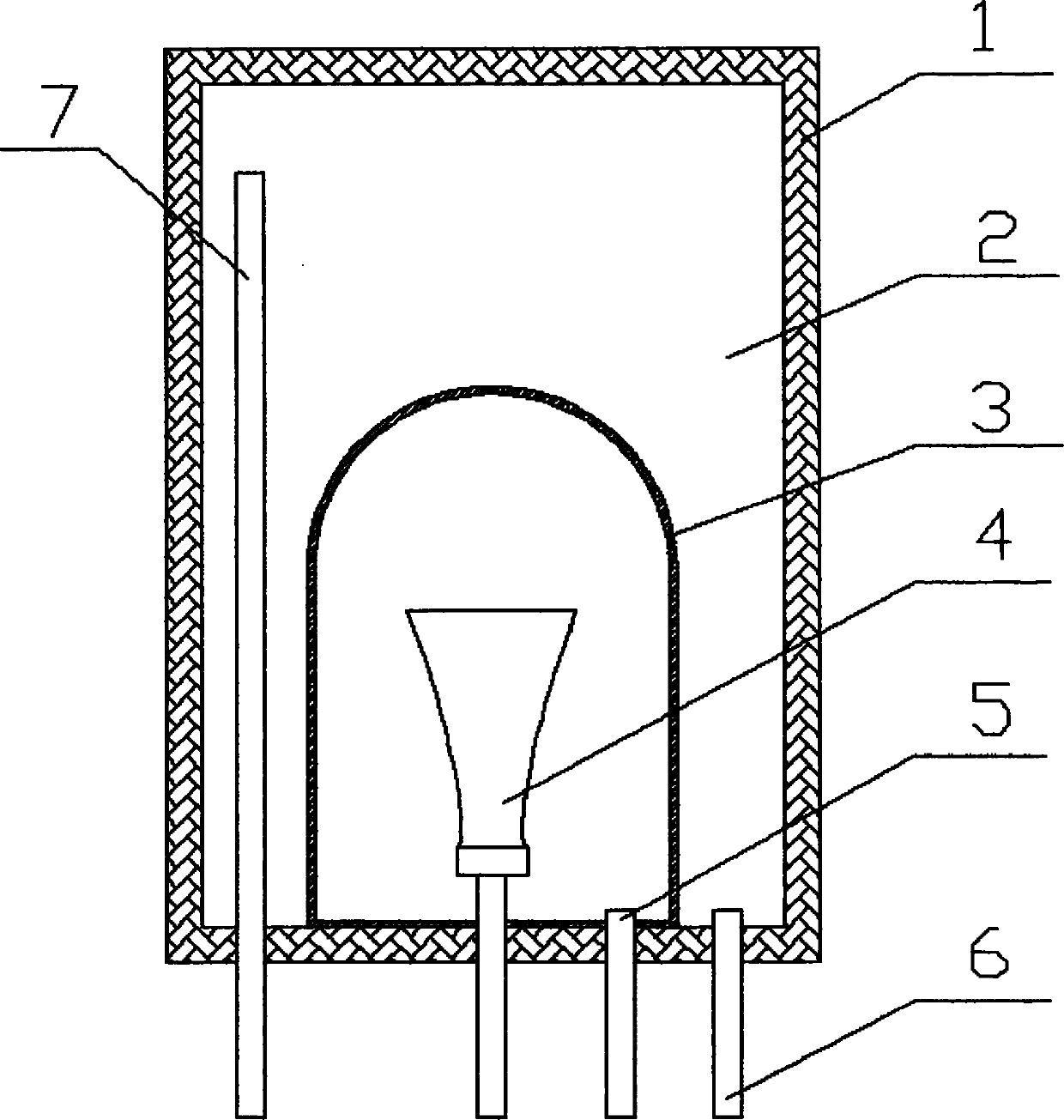 Water tank (with nozzle pipe) of solar water heater