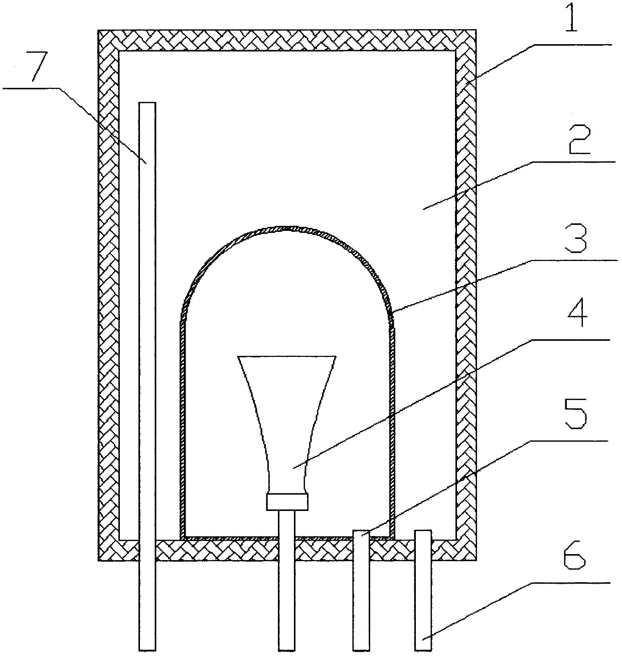 Water tank (with nozzle pipe) of solar water heater