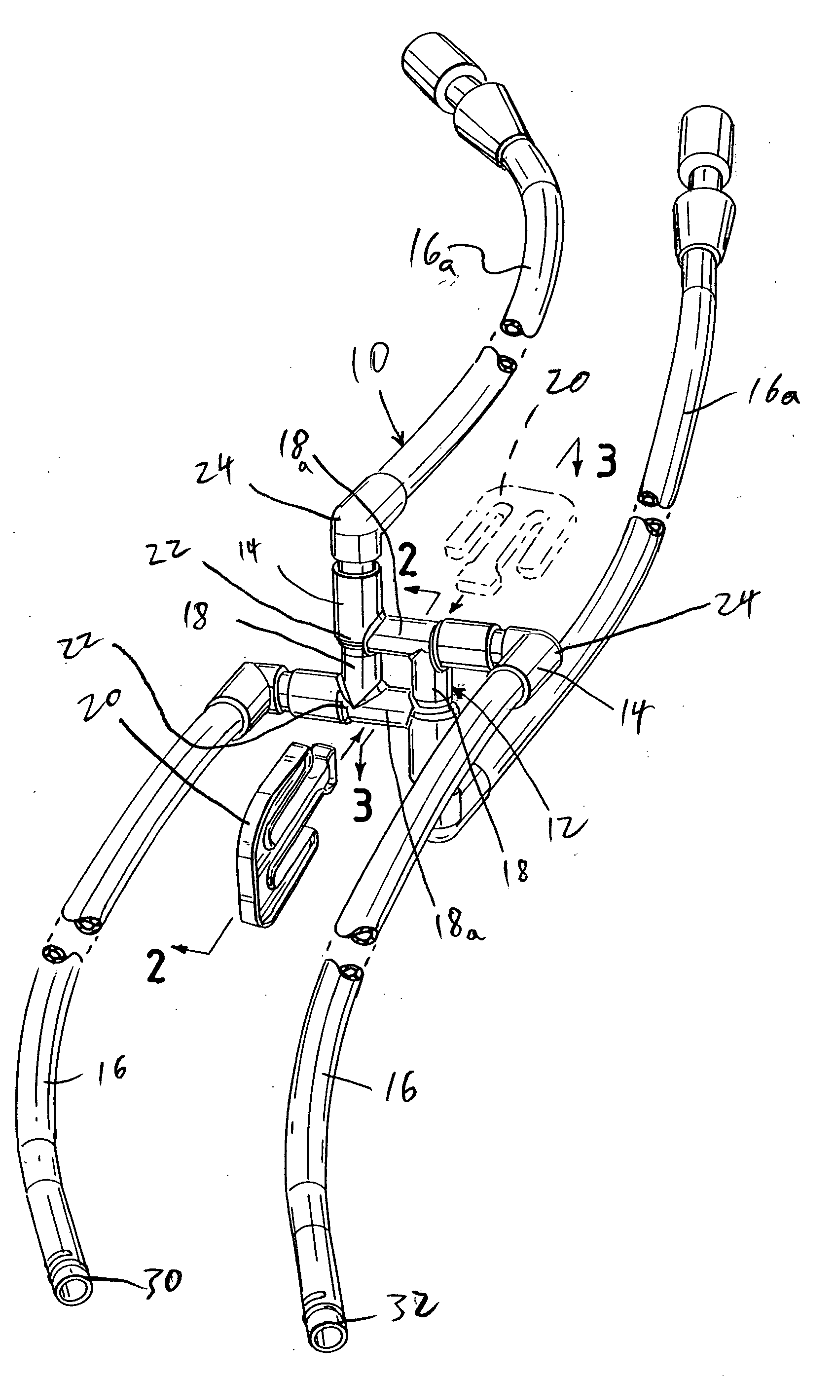 3D clampable valve flow reversing system