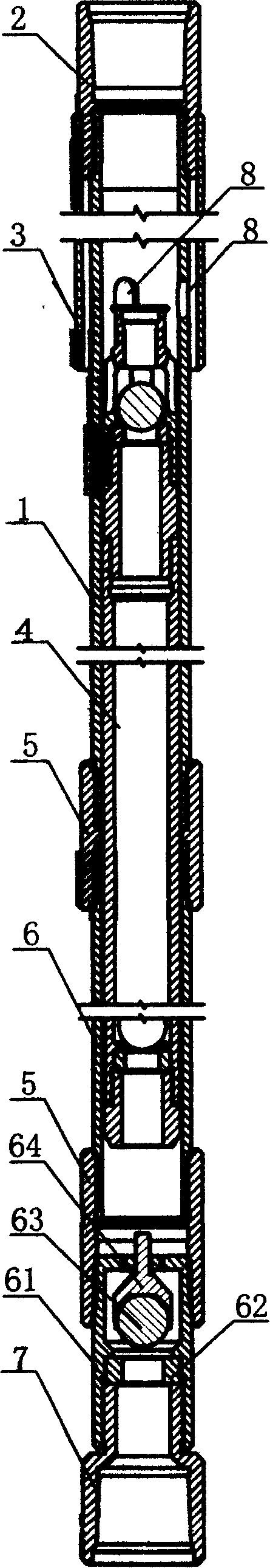 Heavy spherical pump with double oil filling