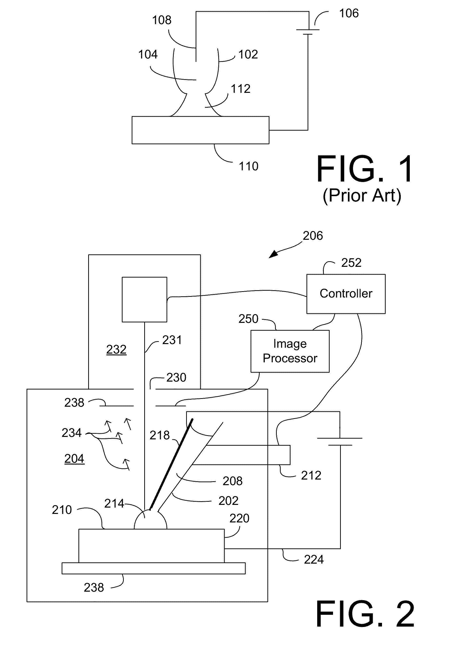 Localized, in-vacuum modification of small structures