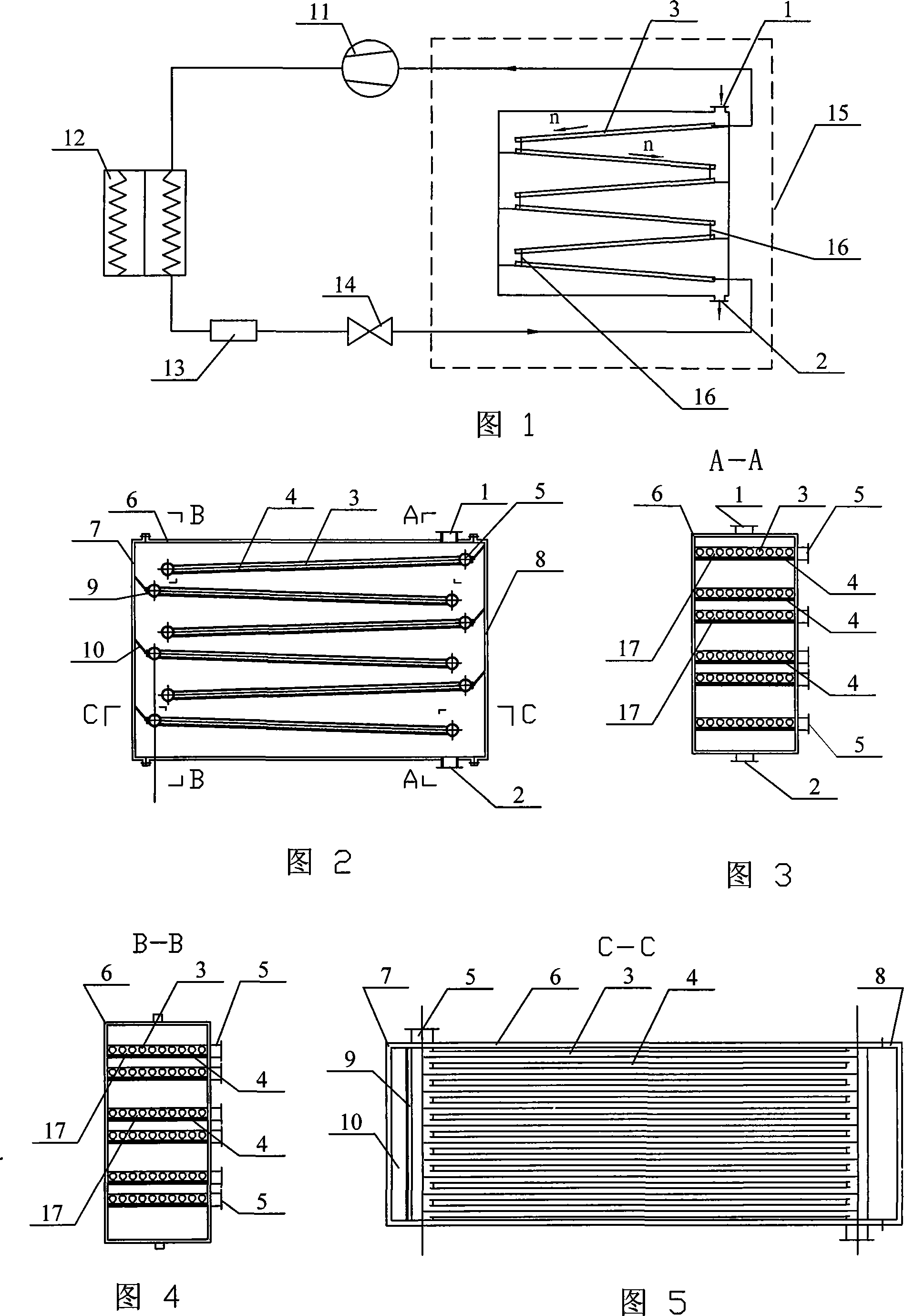 Anti-blocking antiscaling open-channel heat exchange trough water source heat pump unit