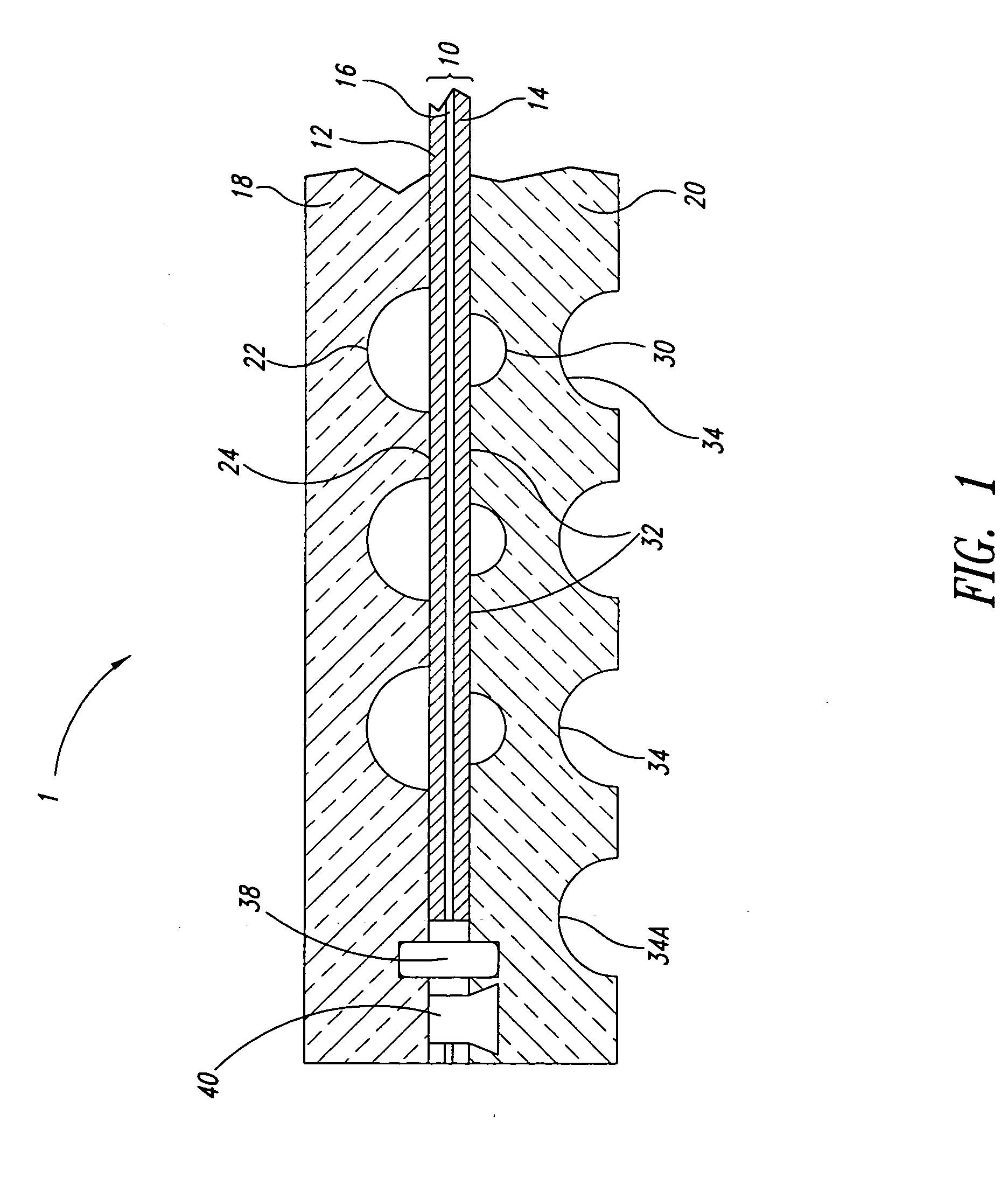 Electrochemical fuel cell stack having a plurality of integrated voltage reversal protection diodes