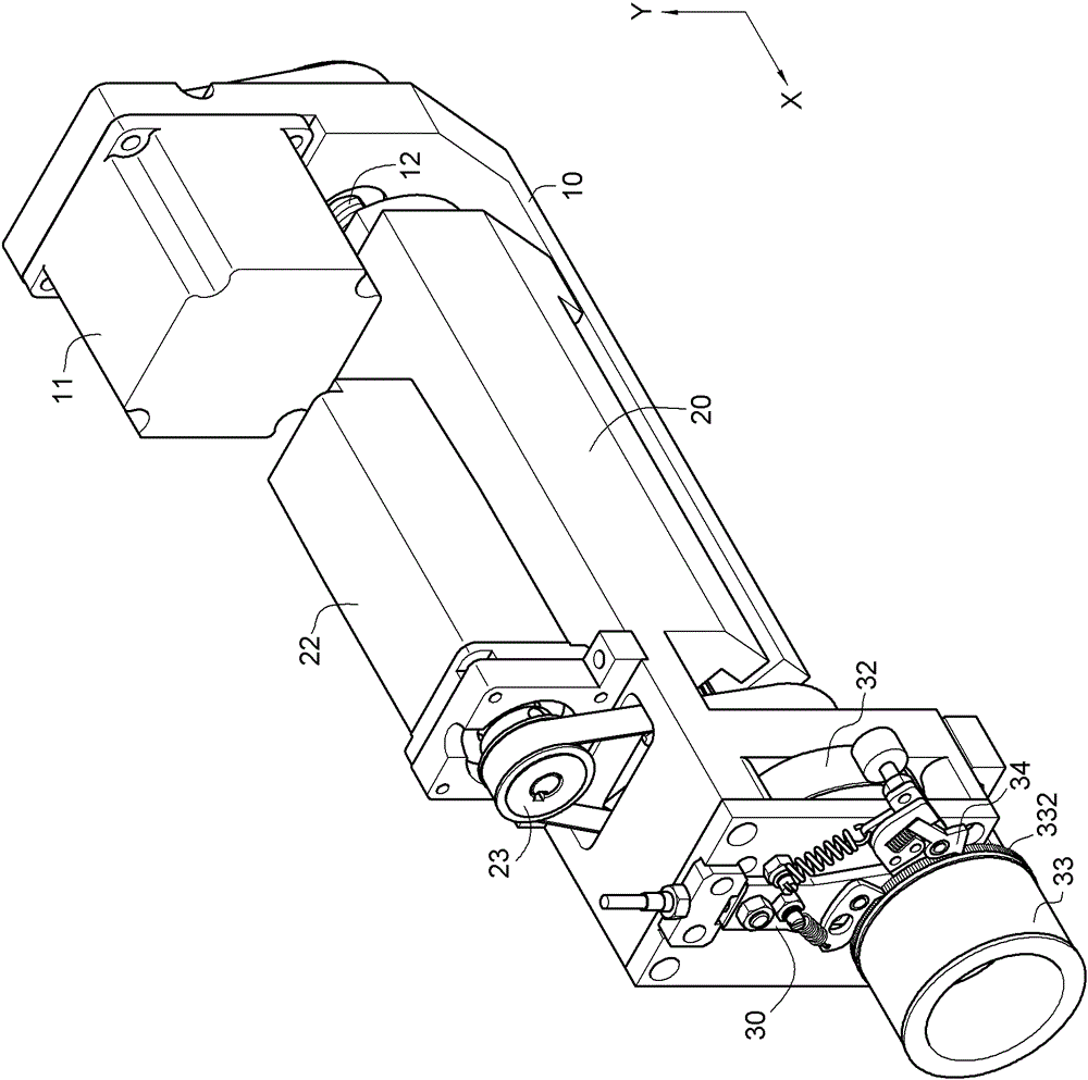 Drilling edge automatic sticking device