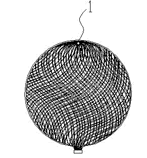 Biodegradable fabric body capable of being developed and conveying device