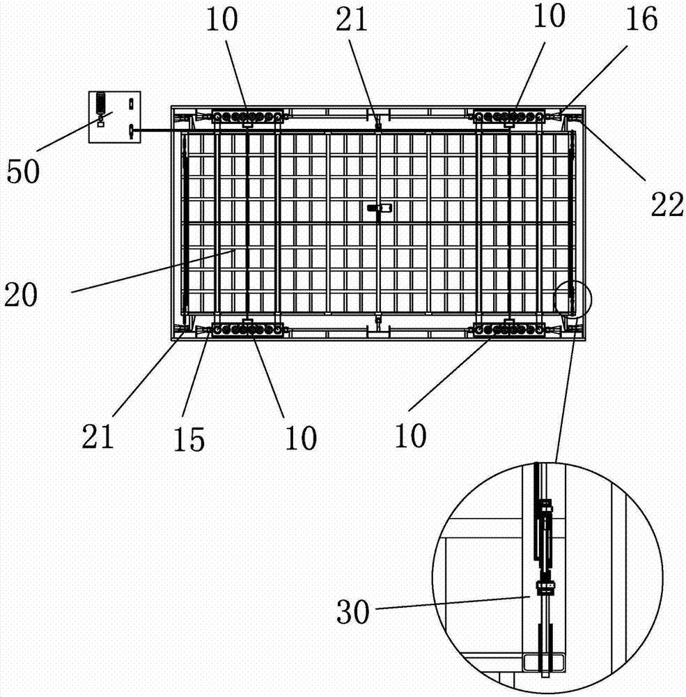 Straight top heavy-duty elevating work platform