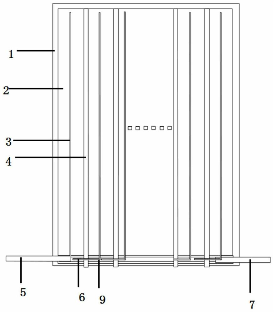 Inline structure and production process of a thin film photovoltaic module