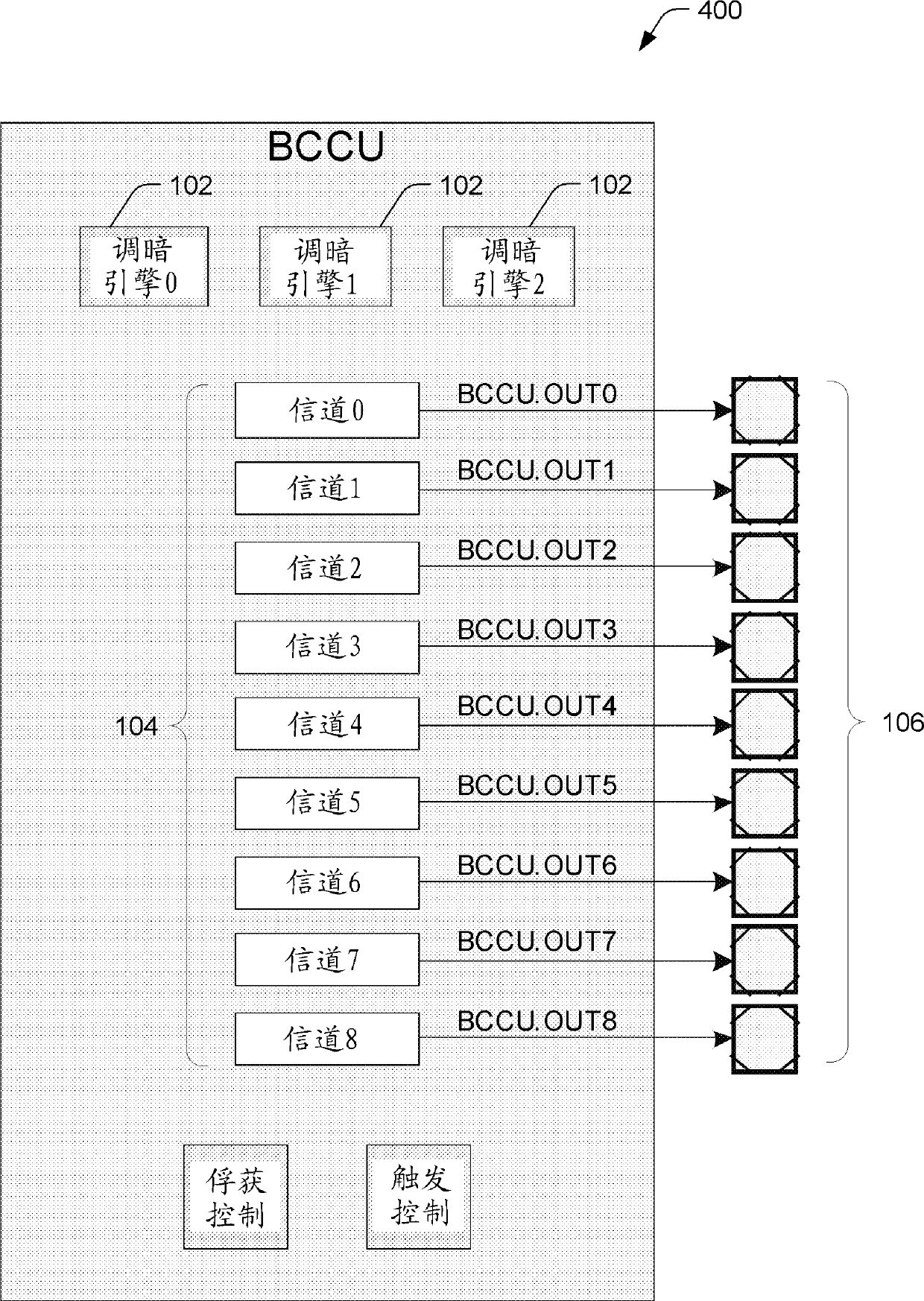 Variable load driver with power message transfer