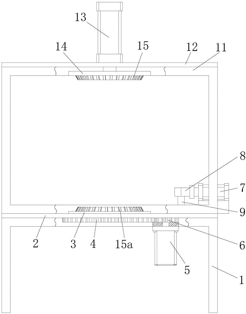 Chamfering device for valve body