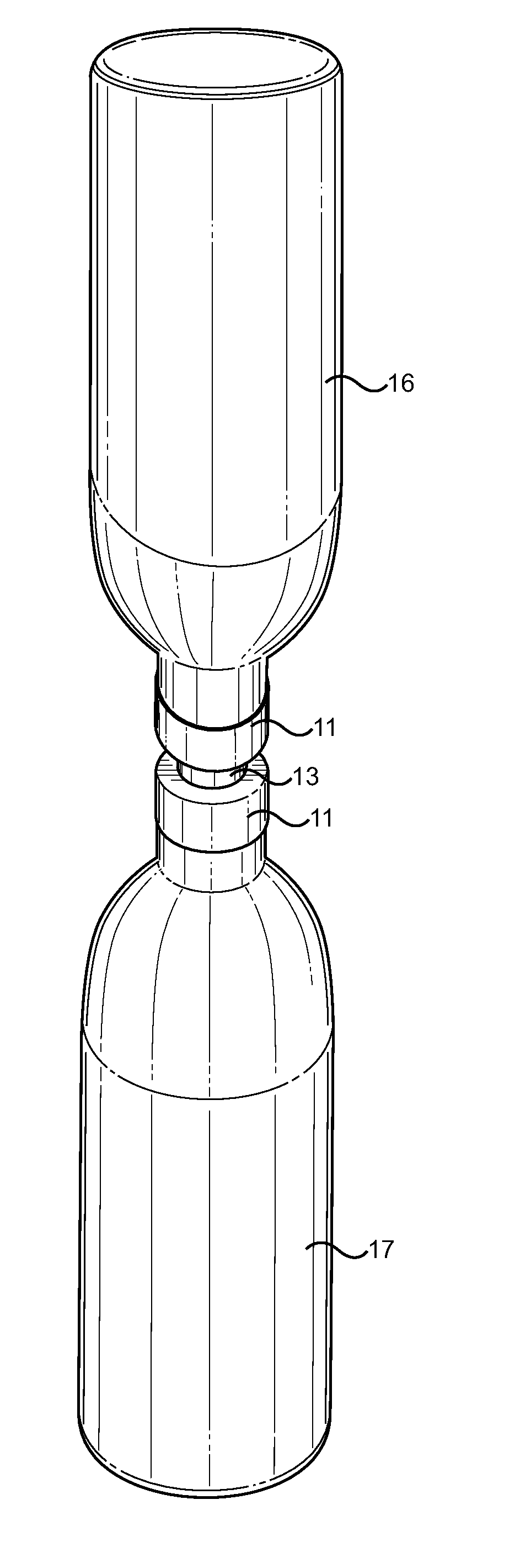 Fluid Transfer Device having Modular Connection