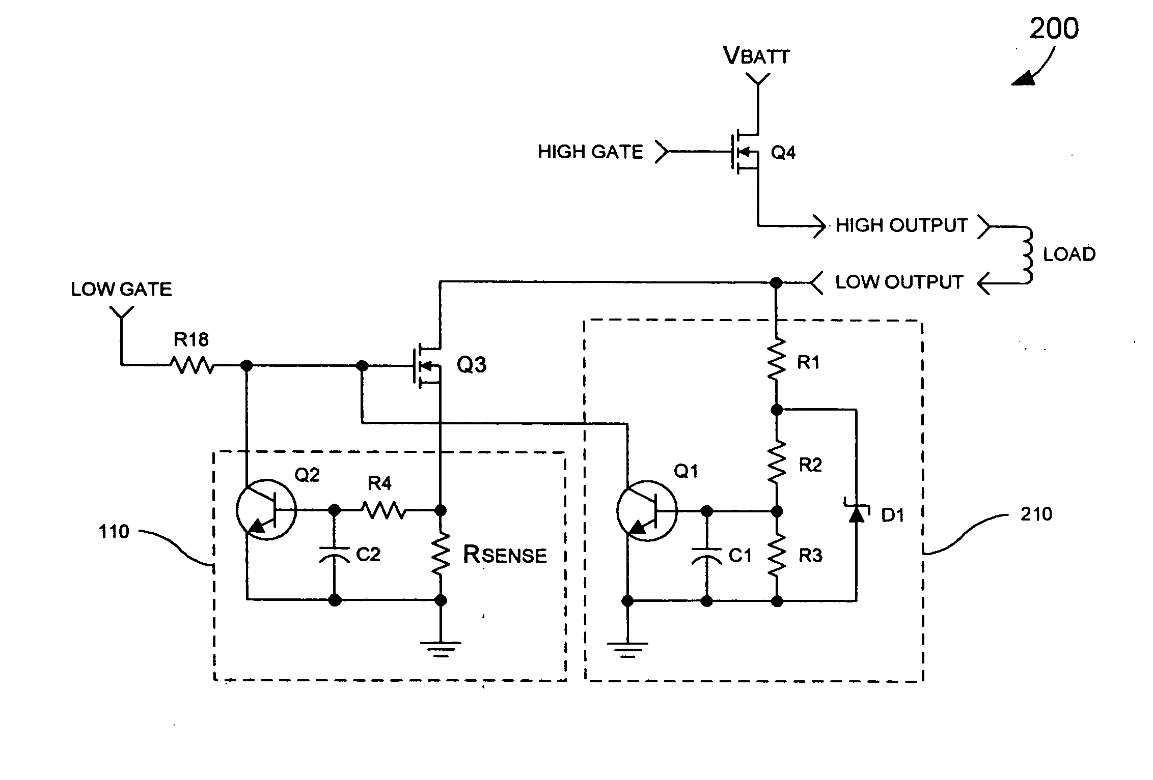 Protection circuit and method for protecting a switch from a fault