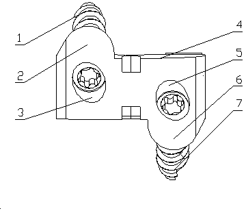 Cervical vertebra anterior zero incisura intervertebral fusion device