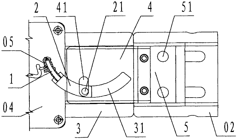 Explorator core loosing apparatus for arc sliding core