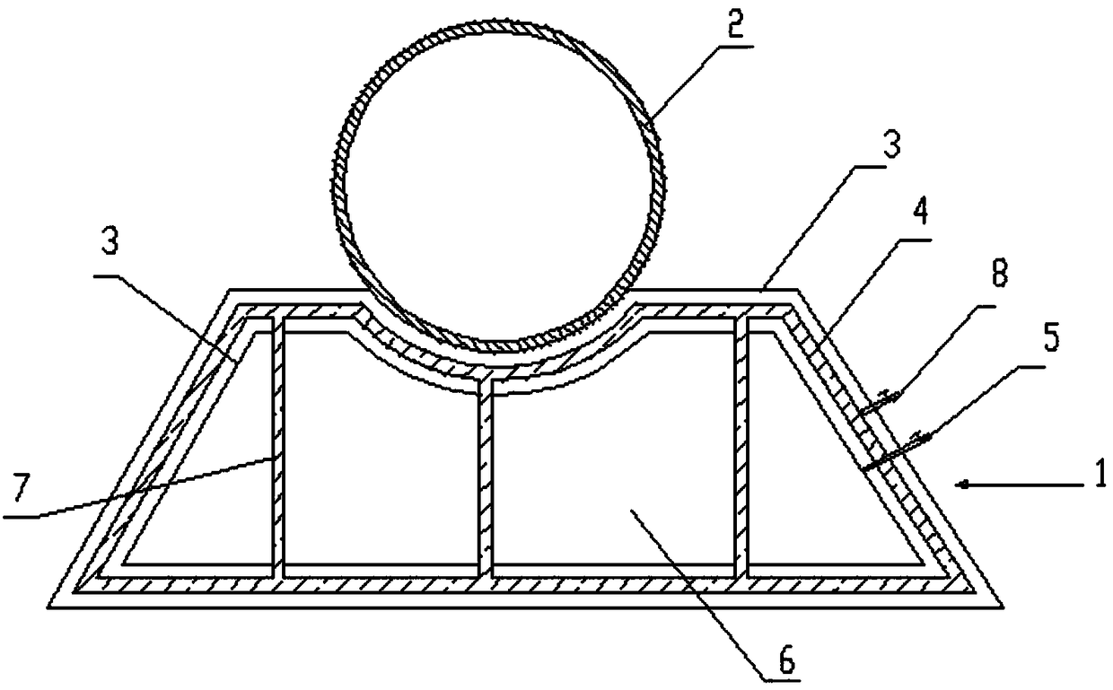 Method and device for suspending and supporting underwater pipelines