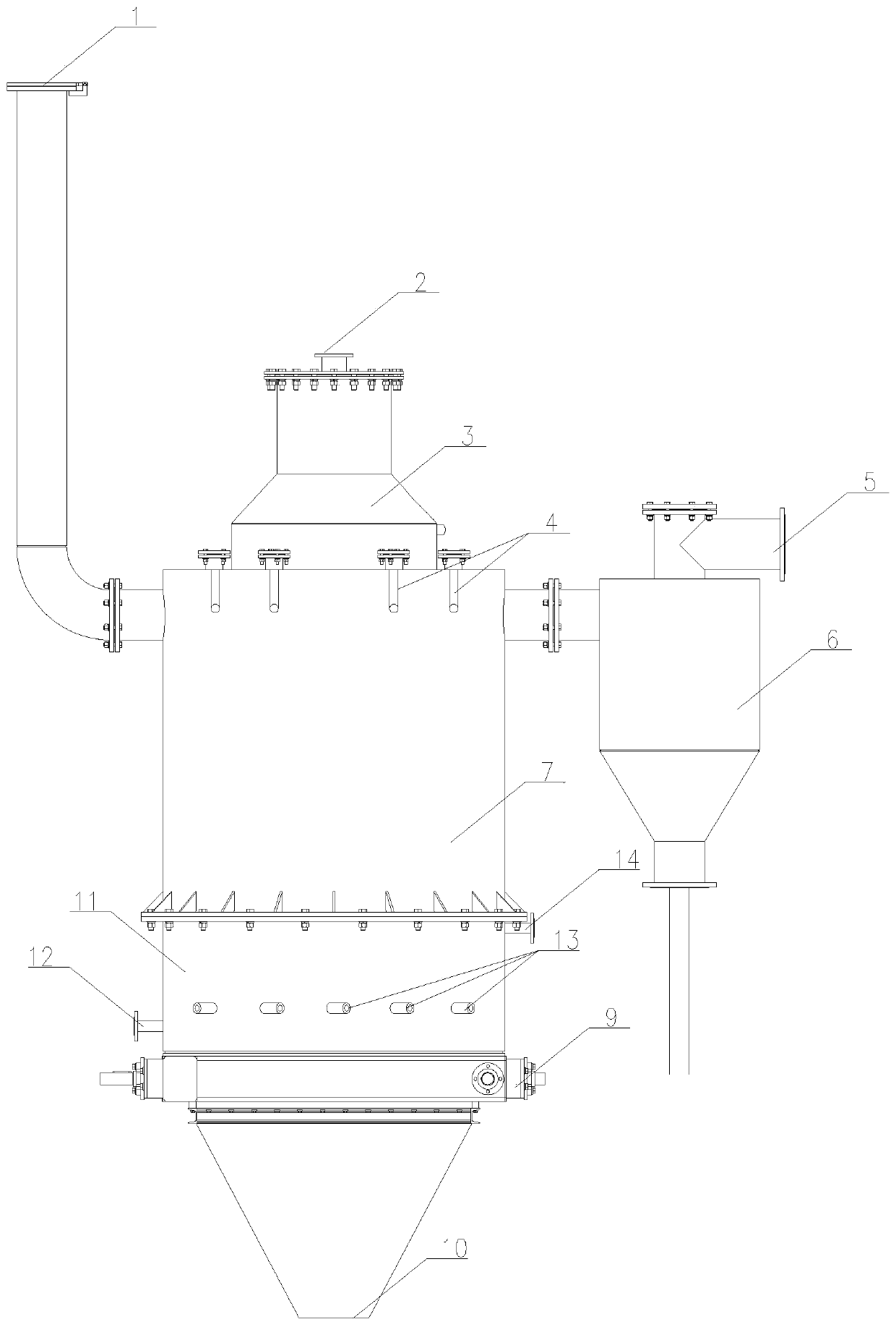 A novel pyrolysis gasification furnace for organic solid waste